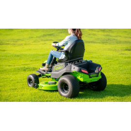 Садовый минирайдер аккумуляторный Greenworks GC82LT107 с 6 АКБ 5 А/ч и ЗУ двойное 3 шт