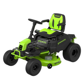 Садовый минирайдер аккумуляторный Greenworks GC82LT107 без АКБ и ЗУ