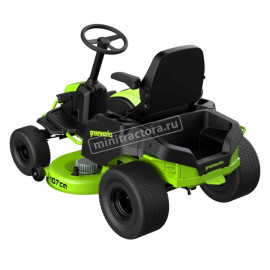 Садовый минирайдер аккумуляторный Greenworks GC82LT107 с 6 АКБ 5 А/ч и ЗУ двойное 3 шт