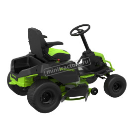 Садовый минирайдер аккумуляторный Greenworks GC82LT107 с 6 АКБ 5 А/ч и ЗУ двойное 3 шт