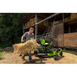 Садовый райдер аккумуляторный Greenworks GC82ZT107 аккумуляторный без АКБ и ЗУ