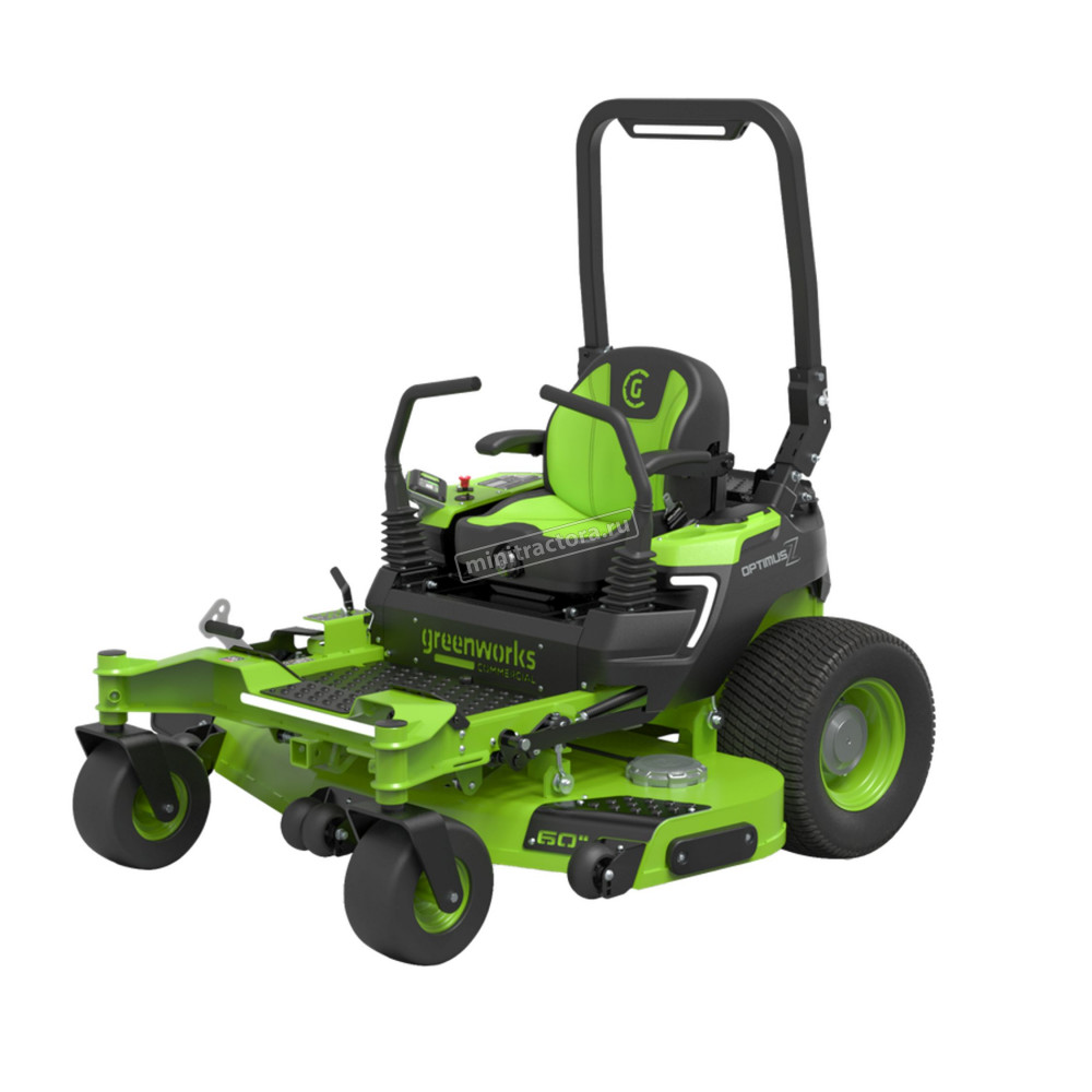 Садовый райдер Greenworks ZTC152 аккумуляторный с нулевым радиусом разворота