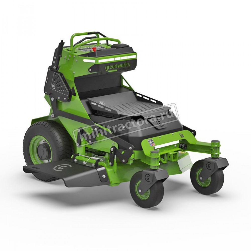 Садовый минирайдер Greenworks ZTCS92 аккумуляторный с нулевым радиусом разворота