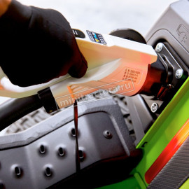 Садовый минирайдер Greenworks ZTCS92 аккумуляторный с нулевым радиусом разворота