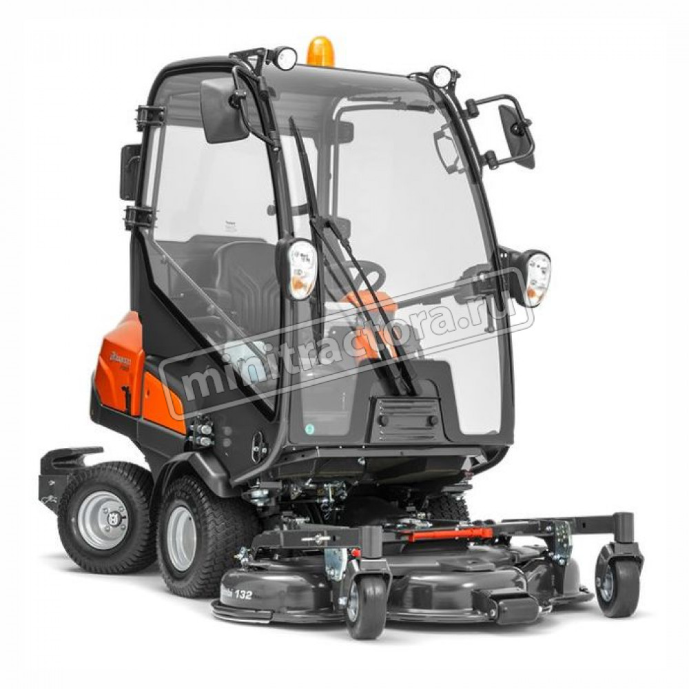 Профессиональный райдер Husqvarna P 525D с кабиной