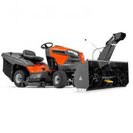 Снегоуборочный минитрактор Husqvarna TC 142T + снегоотбрасыватель