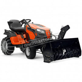 Снегоуборочный трактор Husqvarna TS 346 + снегоотбрасыватель