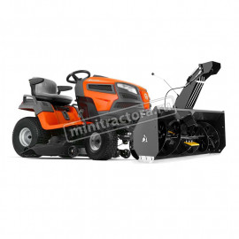 Снегоуборочный трактор Husqvarna TS 346 + снегоотбрасыватель