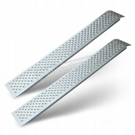 Изогнутая въездная рампа AL-KO (2 шт 400 кг длина 2.0 м ширина 225 мм)  Изогнутая въездная рампа AL-KO (2 шт 400 кг длина 2.0 м ширина 225 мм)