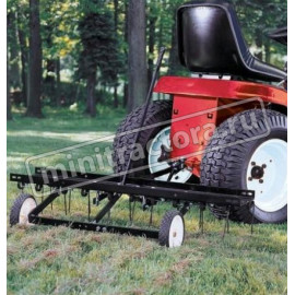 Грабли для газона MTD 40" 102 см, 20 пружинных пальцев, для всех садовых минитракторов