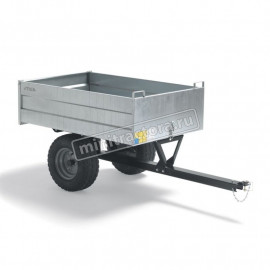 Тележка - прицеп Stiga Pro Cart гальванизированная сталь с механизмом опрокидывания объем 240 л