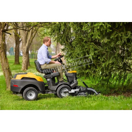 Садовый райдер Stiga Park 500 W с декой Combi 95 Q Plus